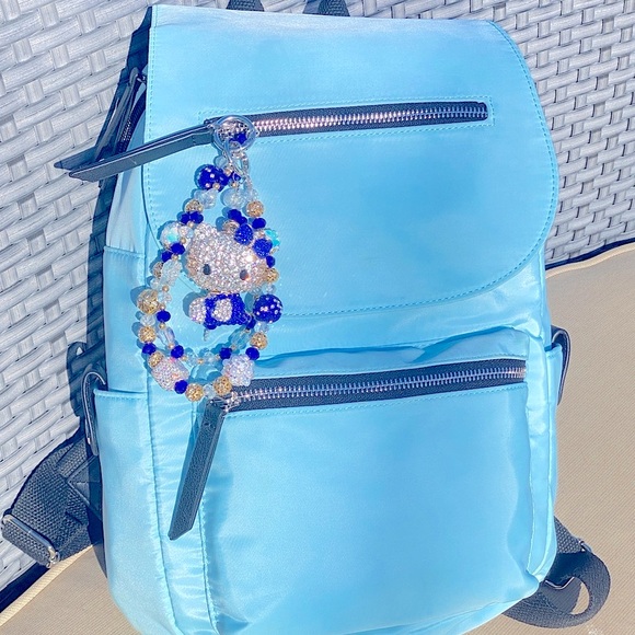 🩵💙 HELLO KITTY Luxury Bag/Phone Chain Charm/Keychain Sparkly Bling Rhinestones - Picture 11 of 17